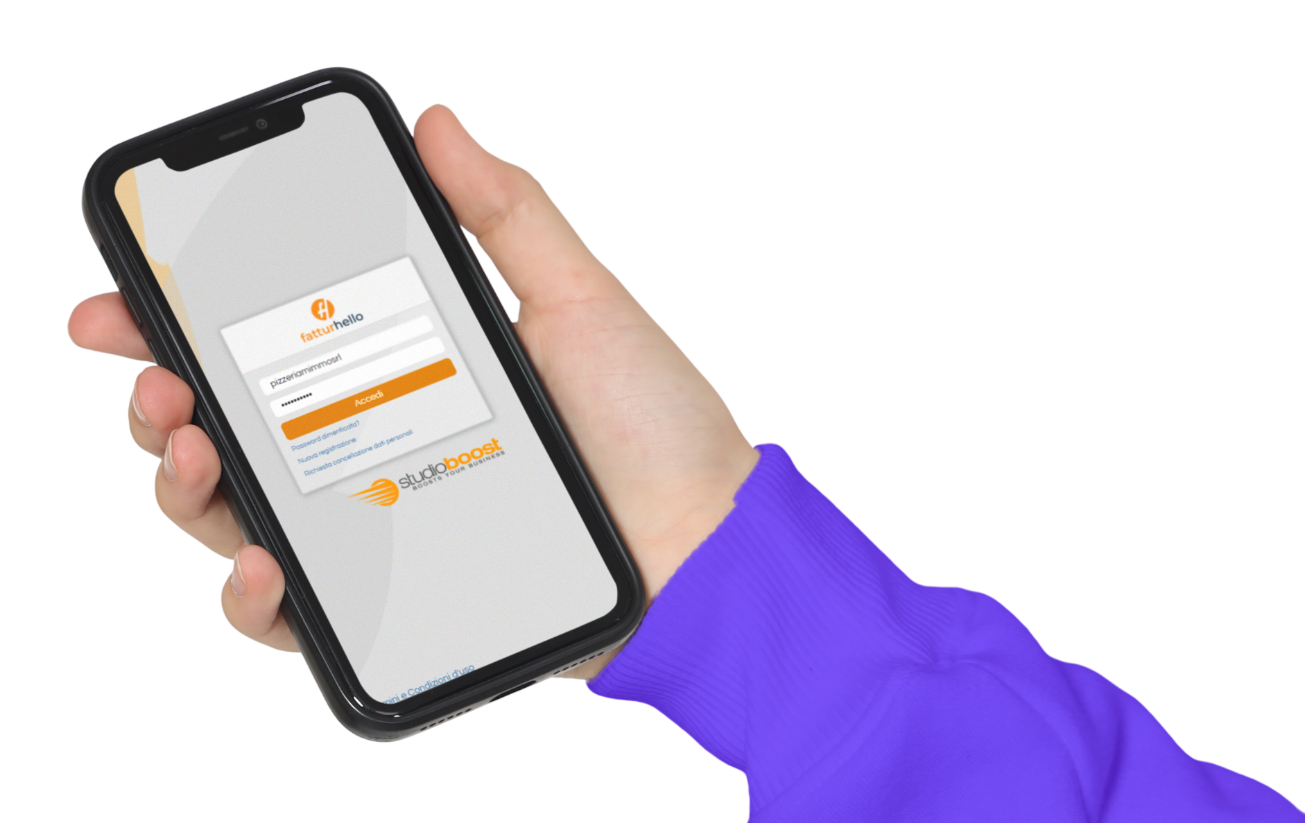 Holding Phone Mockup 1-Photoroom